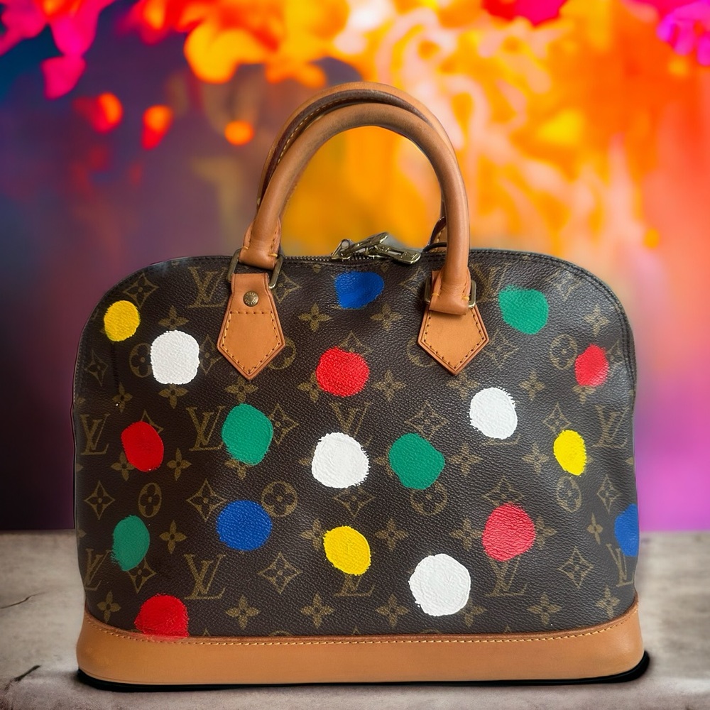 Louis Vuitton vintage Alma PM w/dust cover monogram leather MINT condition RARE - Picture 1 of 6